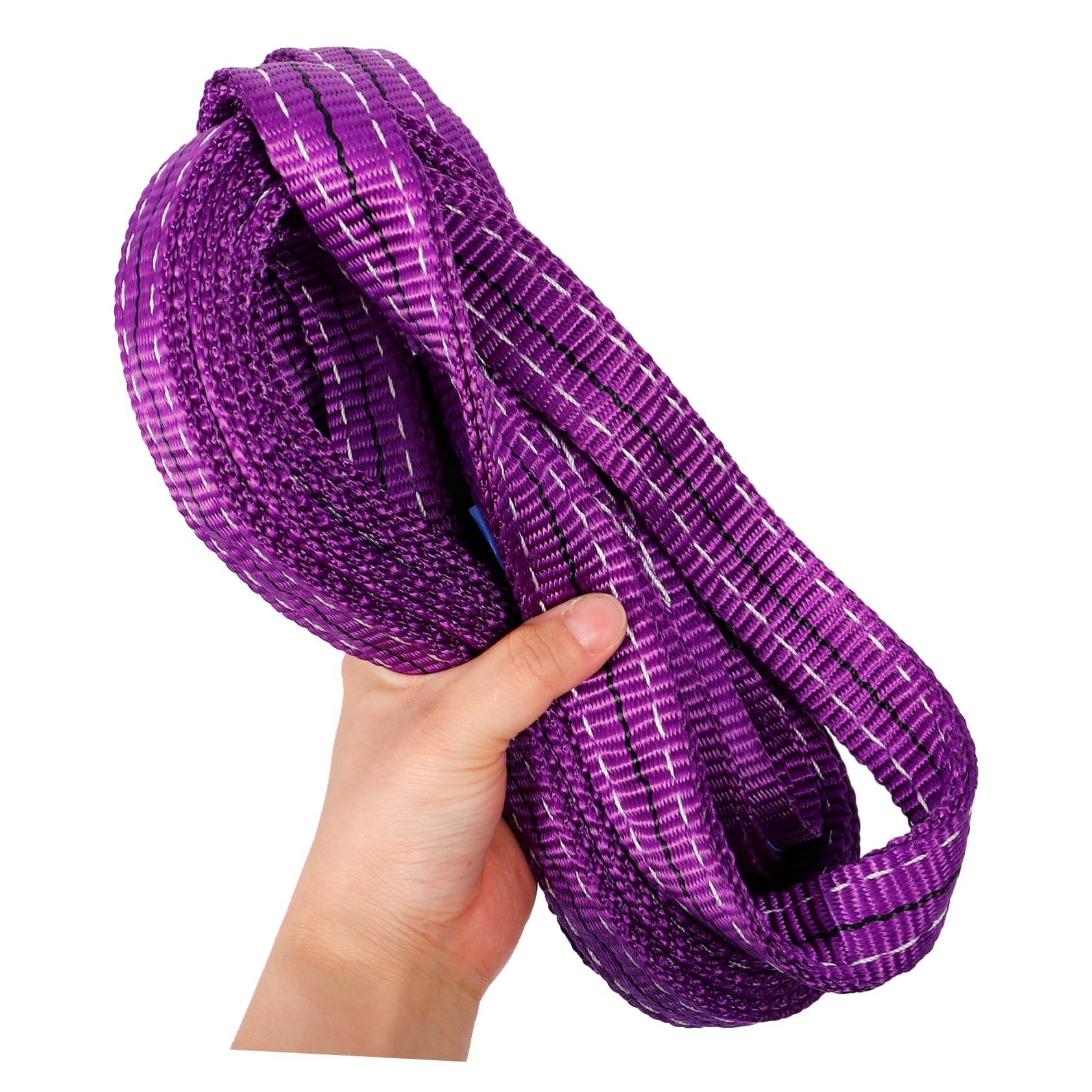 Ciieeo Hebeband aus Polyester mit Hoher Tragkraft 1t und 5 Meter Länge für Baustellen und Lager Stabiles Umzugsgurt zum Sicheren Heben und Transportieren Schwerer Lasten