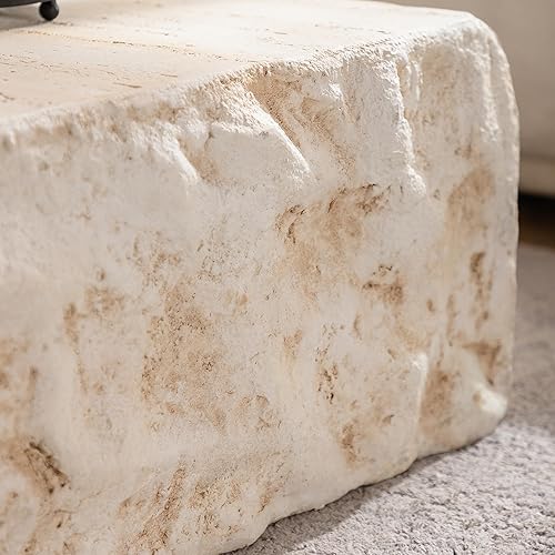 Miniatura 48 de JUSTONE Juego de 3 mesas auxiliares redondas negras para sala de estar, mesa auxiliar redonda de tambor de 3 piezas para anidar, mesa de centro Set