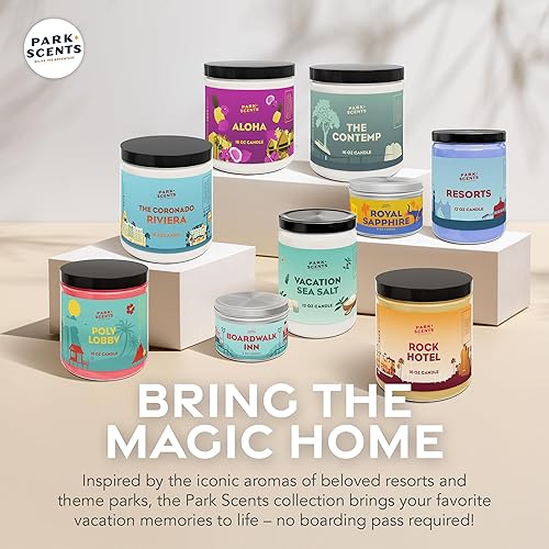 Miniatura 7 de Royal Sapphire Theme Park Resort - Vela de hotel Jasmine Citrus Amber Ylang Ylang Mezcla de cera de soja vegana de lujo, hecha a mano en Estados