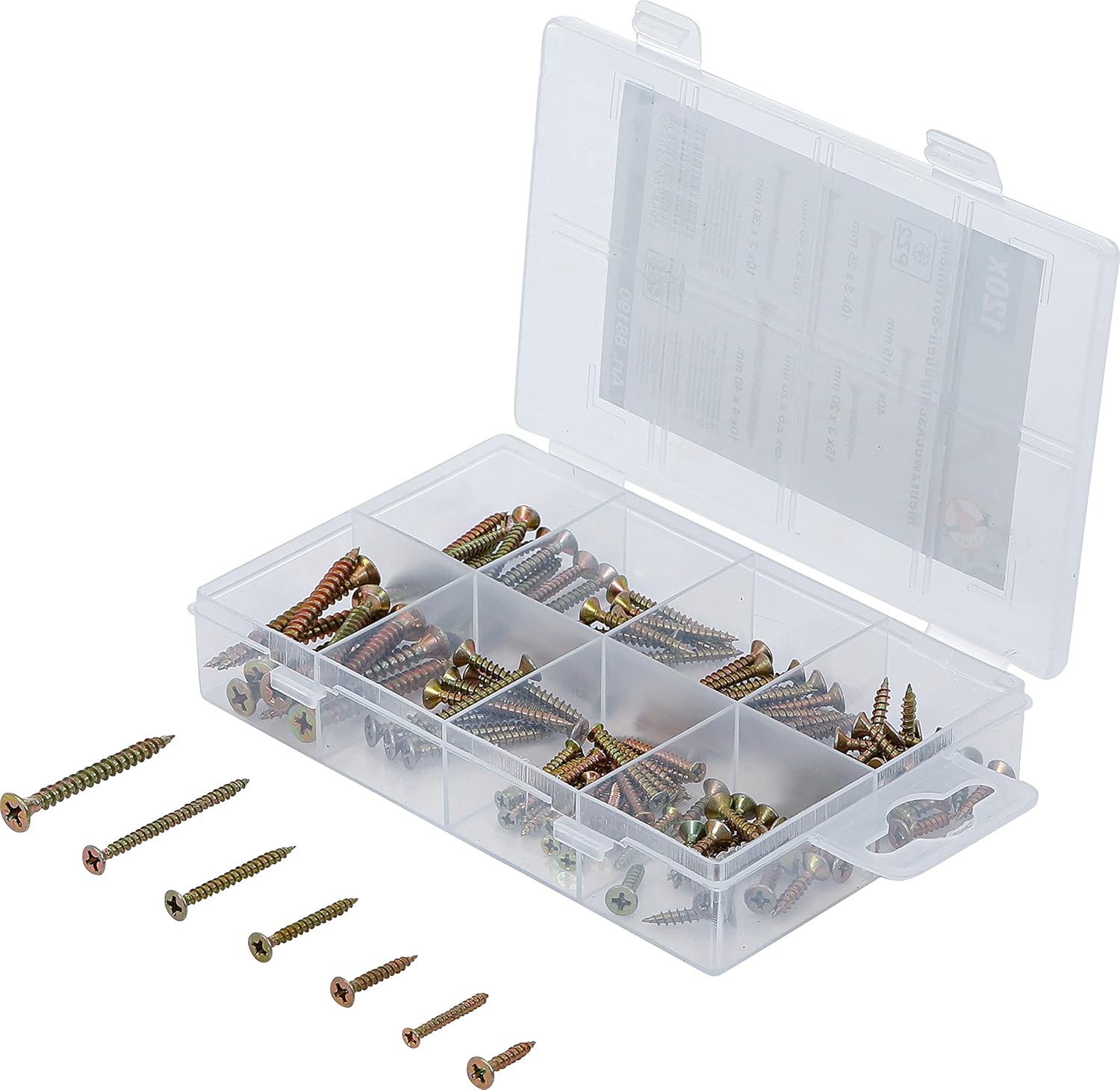 BGS 150 Stück Mehrzweckschrauben 4,0x40 Mm - Kreuzschlitz PZ2, Verzinkt Für Holz & Kunststoff