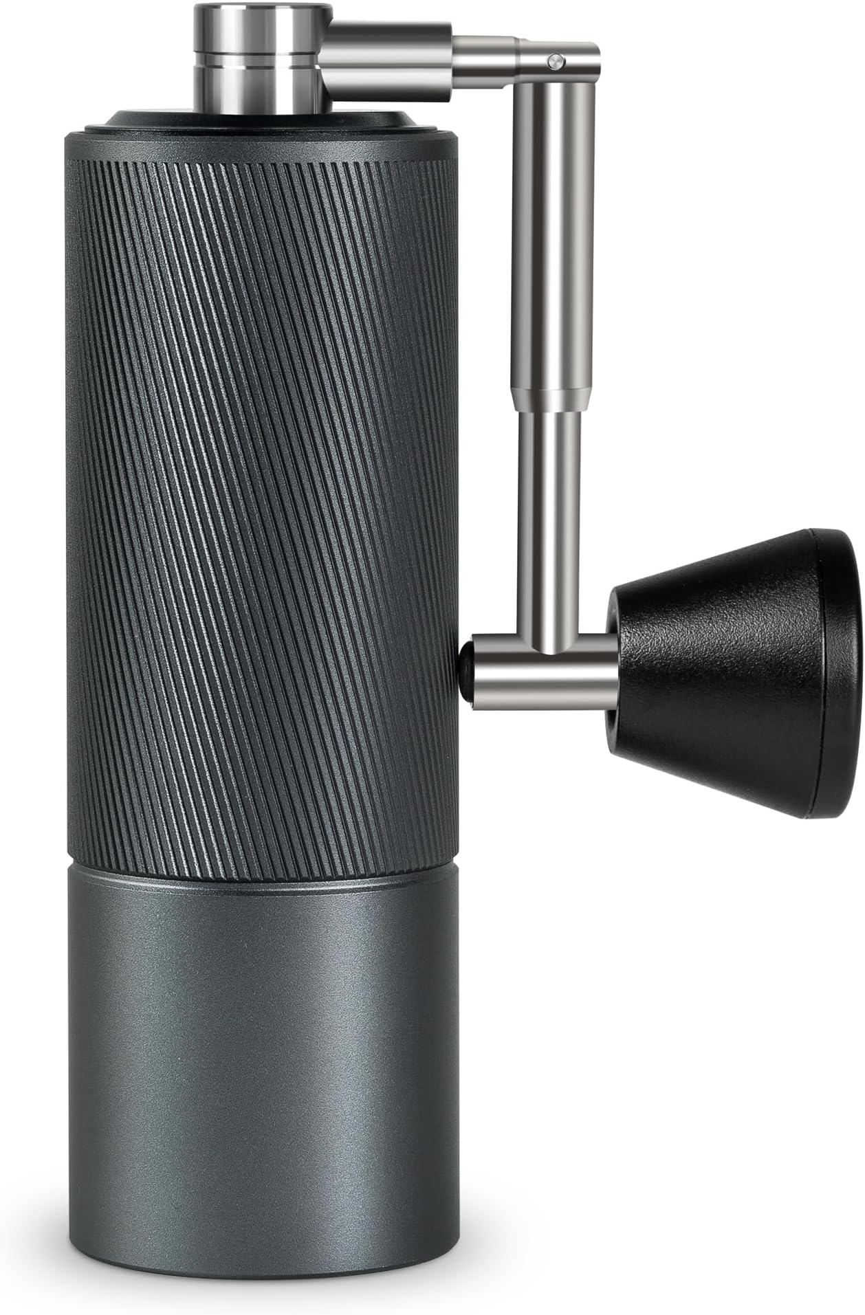 TIMEMOREManual Coffee Grinder Chestnut C2 FOLD, Foldable Handle, Stainless Steel S2C Conical Burr, Adjustable Grind Setting, Espresso French Press Pour Over Coffee, Darkgrey