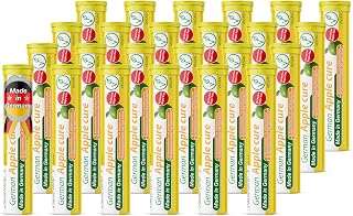 T&D German Apple Cure - 480 Vegan Drink Effervescent Tablets - Apple Flavor - Made in Germany