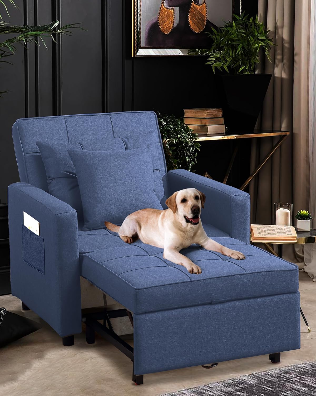 Litbird [Updated] Convertible Chair Sleeper Bed, Stepless