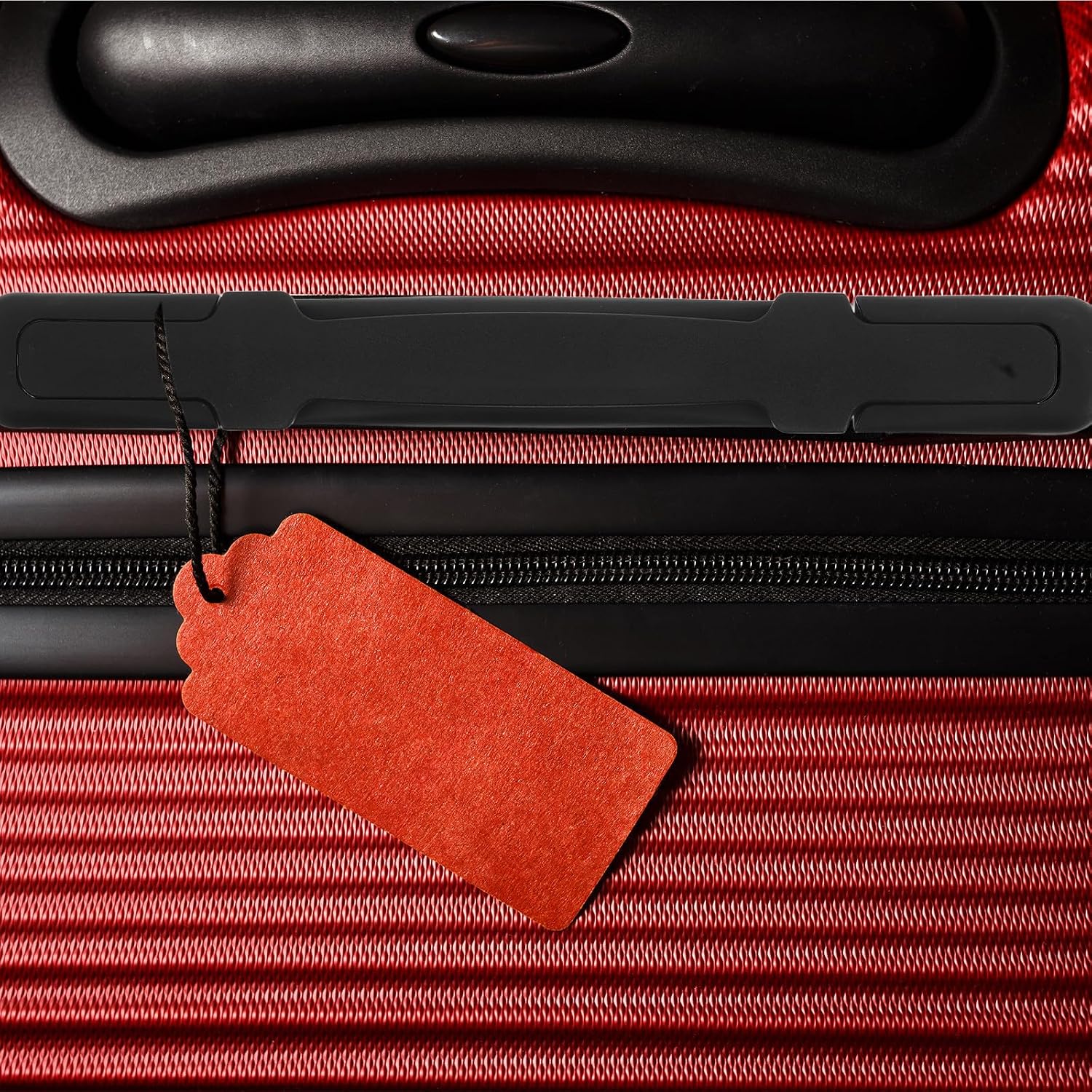 Vaguelly 2pcs Lightweight Plastic Luggage Handle Replacement with Ergonomic Grip Comfort for Travel Suitcases, Modern Design Black Suitcase Handle Pull Accessory image 5