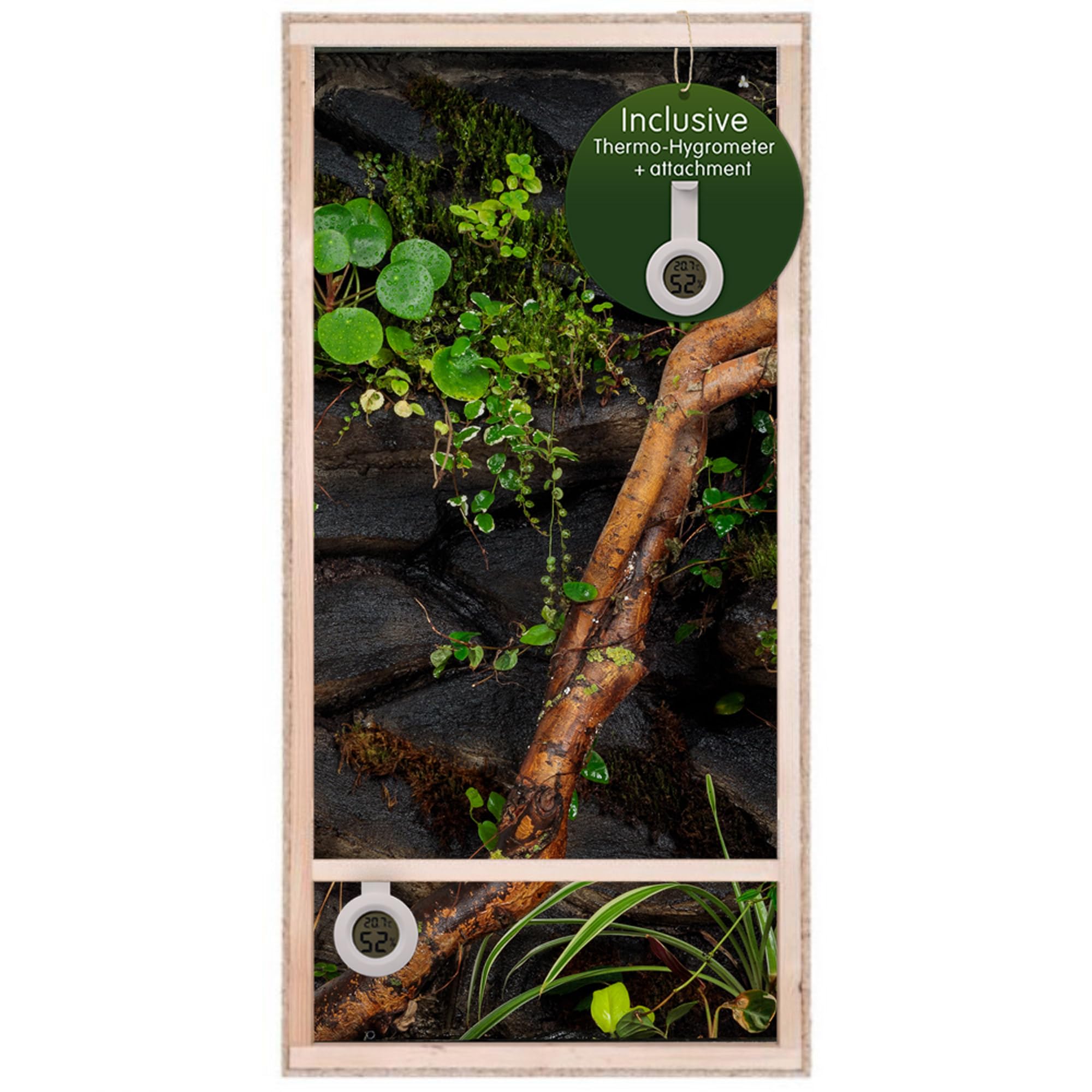 Terrarium hoch mit Seitenbelüftung 60x120x60 cm