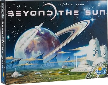 Rio Grande Games Beyond The Sun, Strategy Board Game, Base Game, 2 to 4 Players, 90 to 120 Minute Play Time, for Ages 14 and up