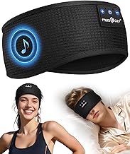 🔥 MUSICOZY Sleep Headphones, Comfortable Headband Headphones for Side Sleepers – Bluetooth 5.4 Wireles