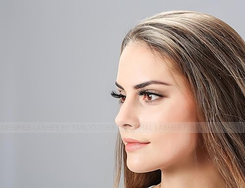 Miniatura 3 de DESIRES LASHES By EMILYSTORES Paquete múltiple de pestañas postizas con imán natural, 5 pares, gracia