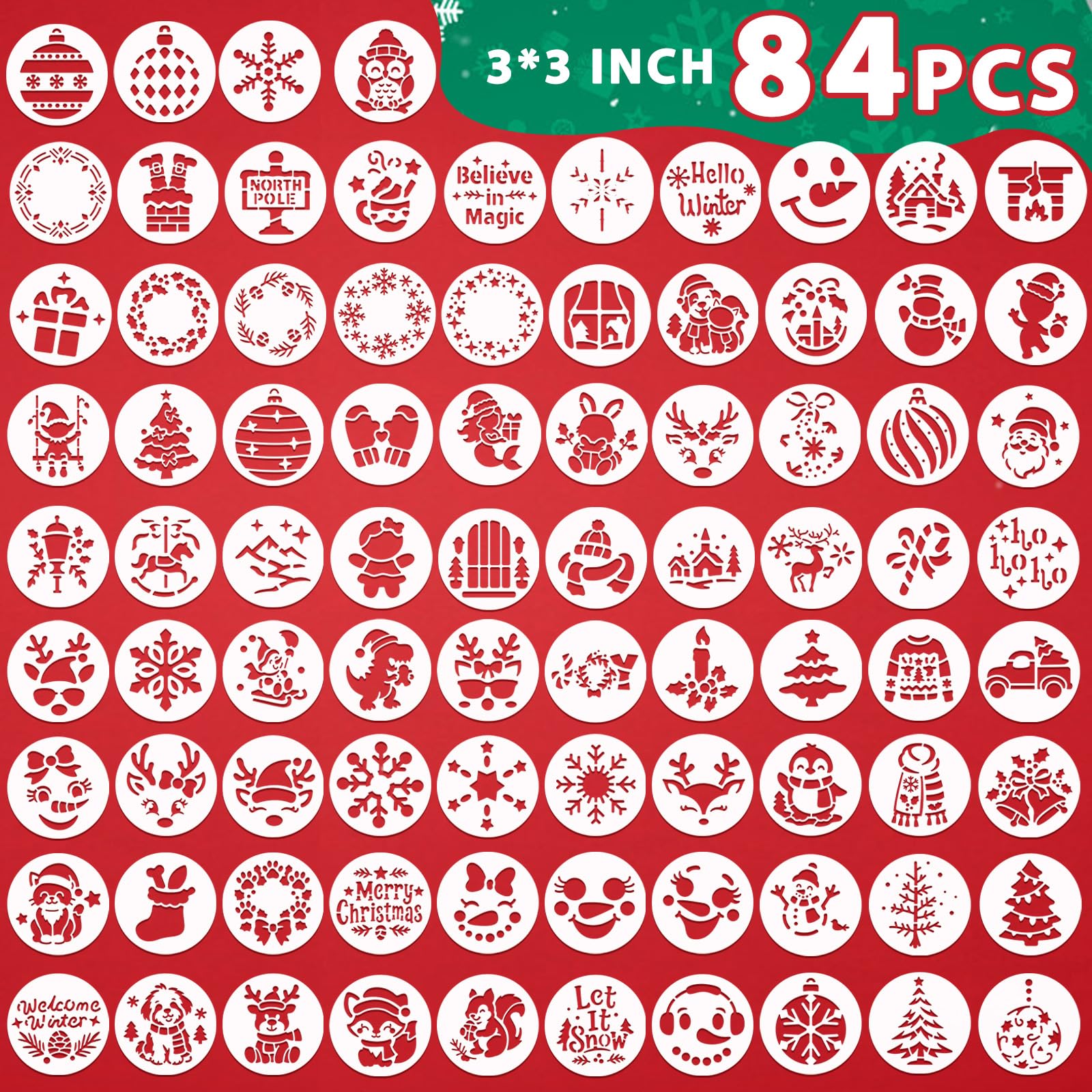 Kids Drawing Stencils - 32 Piece Set -12