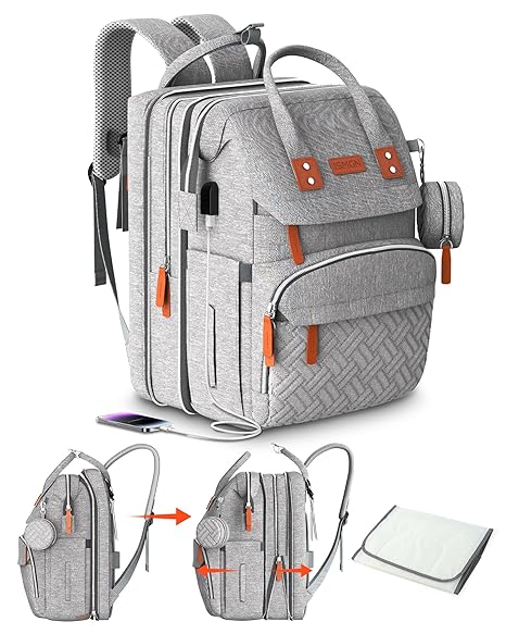 ISMGN Diaper Bag Backpack, Large Diaper Bag, Multifunctional Diaper Bag, Diaper Bags