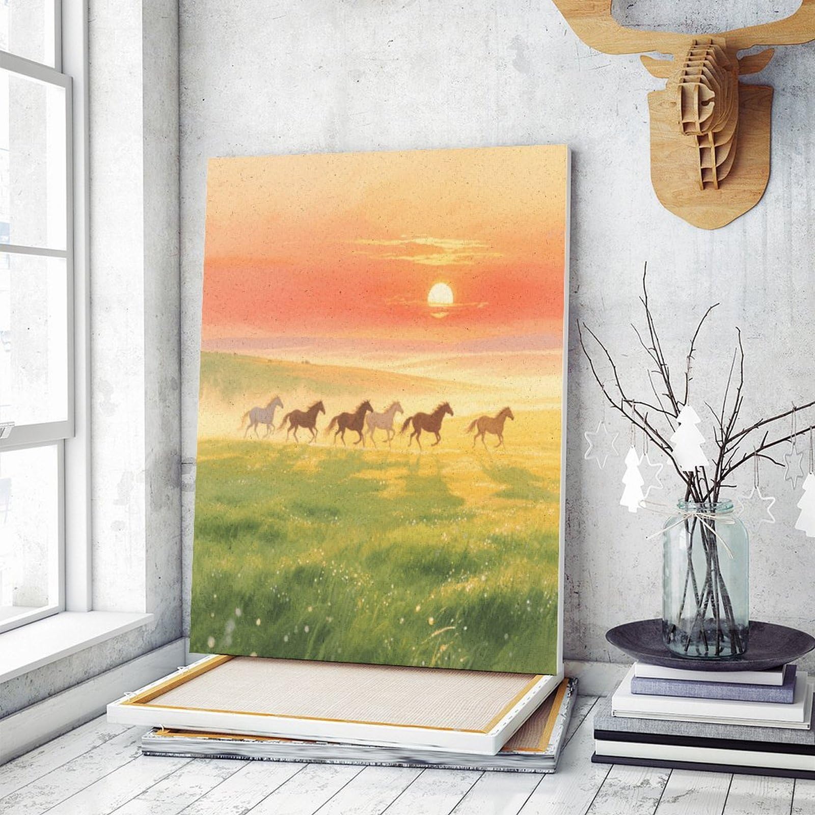 KOAYUBFC Malen nach Zahlen für Erwachsene, Anfänger, Erwachsene, Malen-nach-Zahlen-Kits auf Leinwand, Acryl-Ölfarben, Gemälde mit Pinseln als Geschenk, Wanddekoration für Zuhause, Wanddekoration
