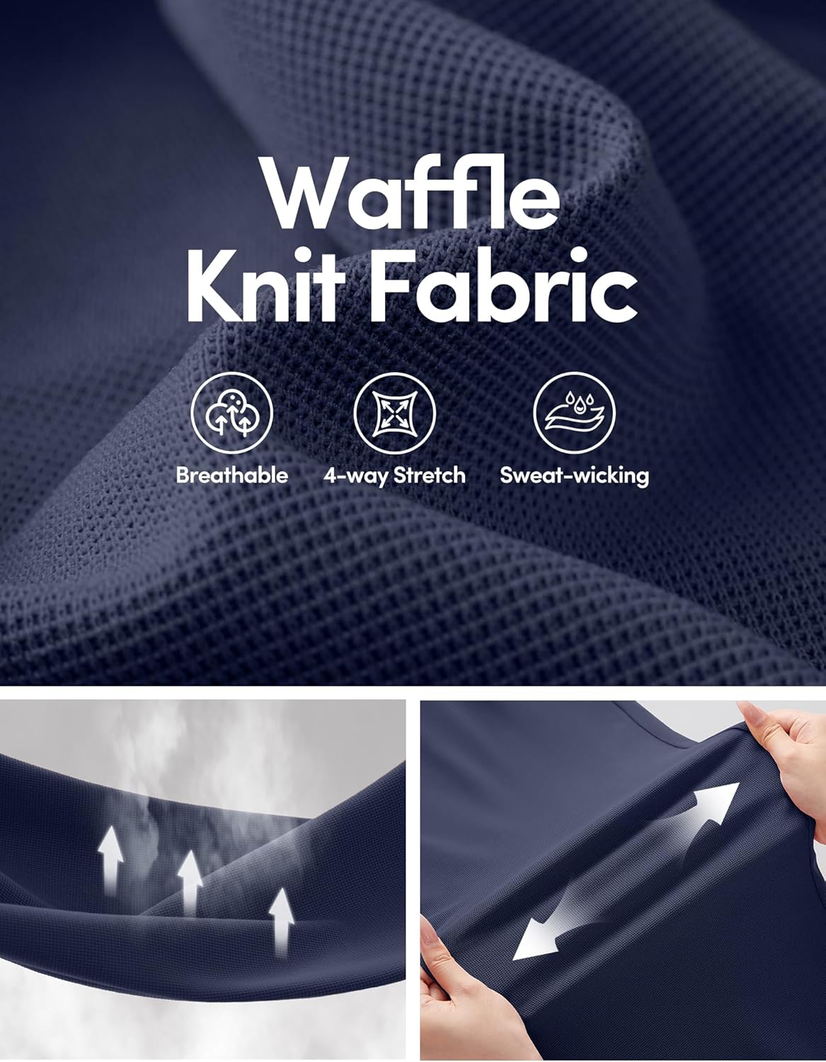 IUGA Wide Leg Pants Woman Pull on Stretchy Work Dress Pants High Waisted Business Casual Trousers Slacks - Image 4