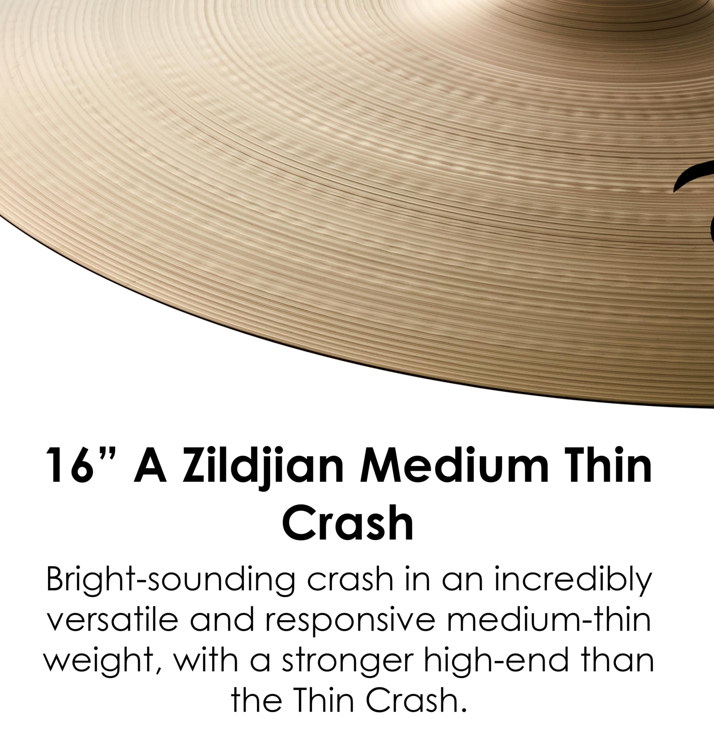 Amazon.com: Avedis Zildjian Company A Series Medium-Thin Crash