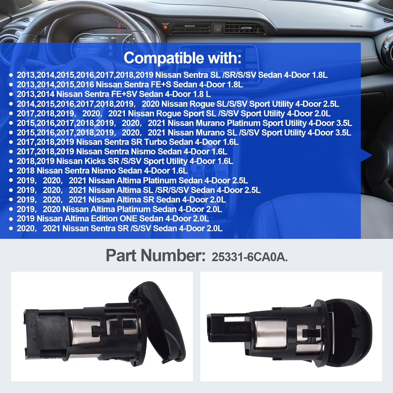 2017 nissan sentra cigarette lighter replacement Amazon.com: Power Outlet Socket Compatible with Sentra Rogue Murano Kicks  Altima Selected Models Part Number 25331-6CA0A : Automotive