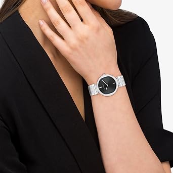 Calvin Klein Analogue Quartz Watch for Women CK Sensation Collection with Stainless Steel Bracelet or Leather Strap