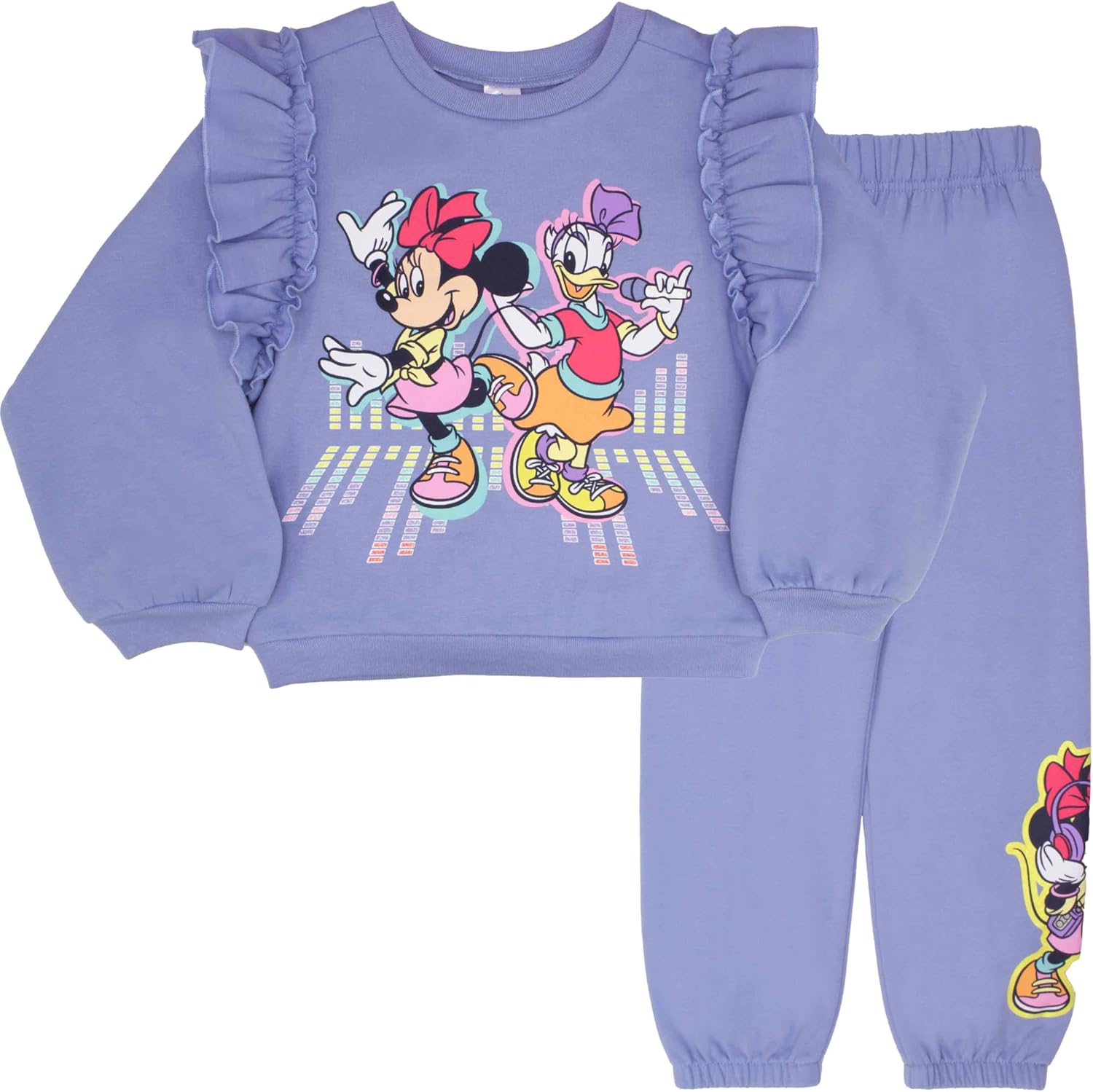 Magic Threadz Disney Clothes Baby Girls Pant Set – Lilo & Stitch, Princess, Marie, Toy Story, Ariel, Minnie & Pooh (12M–24M)