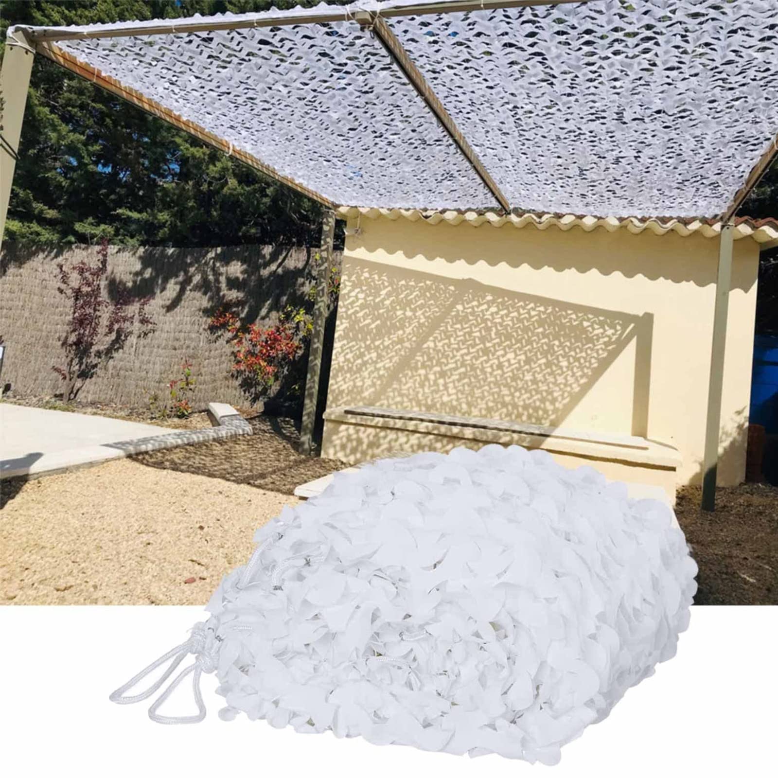 rete mimetica, Rete mimetica bianca 2x3m 2x6m 2x8m 3x3m 3x4m 4x6m 4x8m