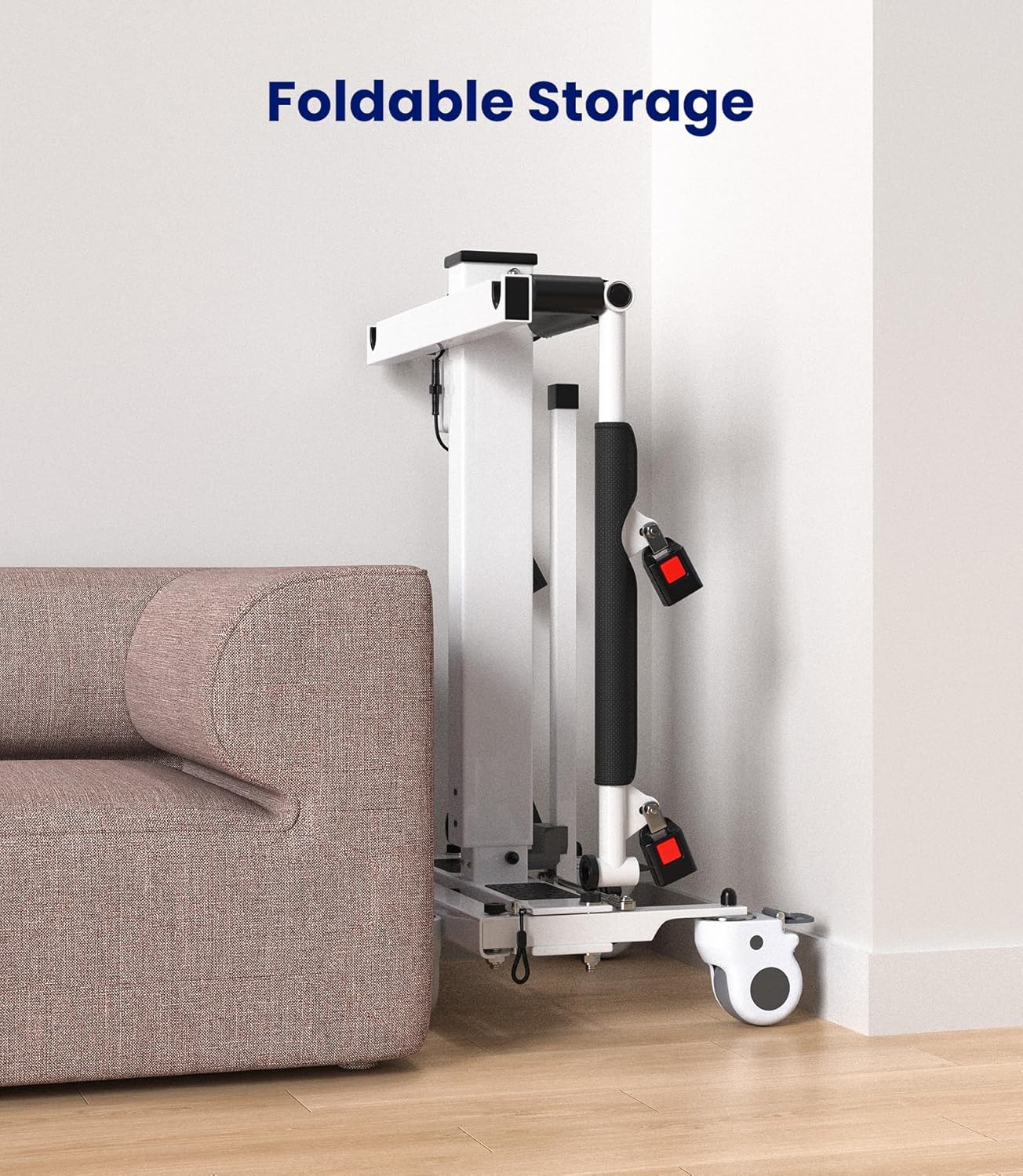 VOCIC Electric Transfer Lift, Foldable Patient Lift Transfer Chair, Lift Assist Devices for Seniors, Transfer Lift for Home Car, AY06