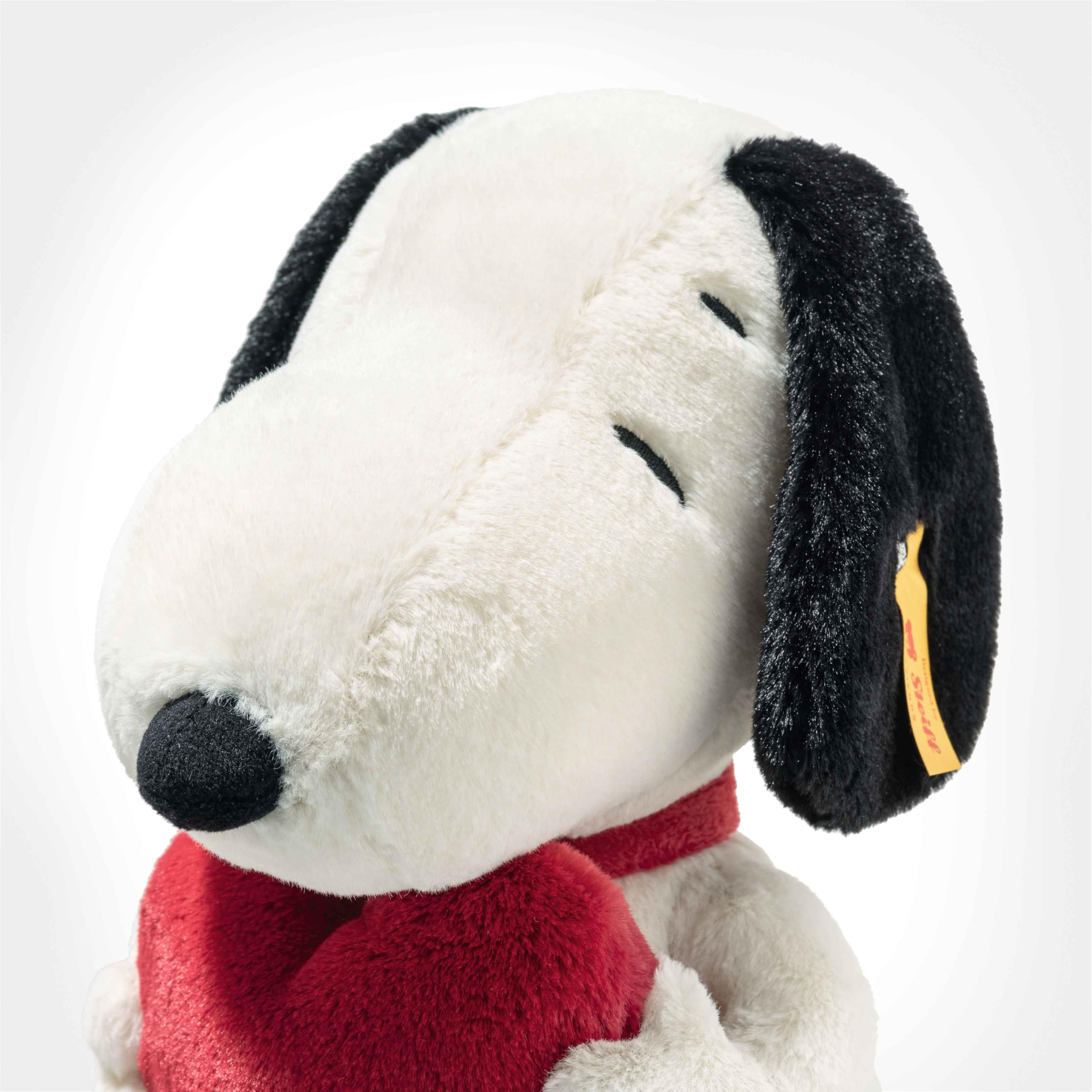 Steiff Snoopy Love cuddly toy, cute stuffed toy, boys, girls & babies from 0 months, Friends, plush toy 30 cm, white, 024375 - Image 4