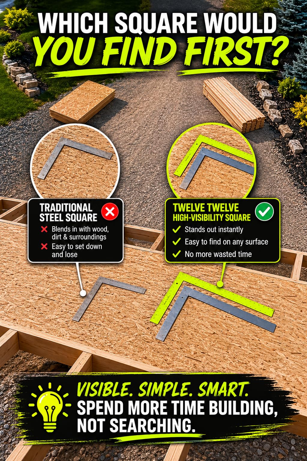 Carpenter Square - High Visibility Framing Square -6 Carpenter Square - High Visibility Framing Square -6