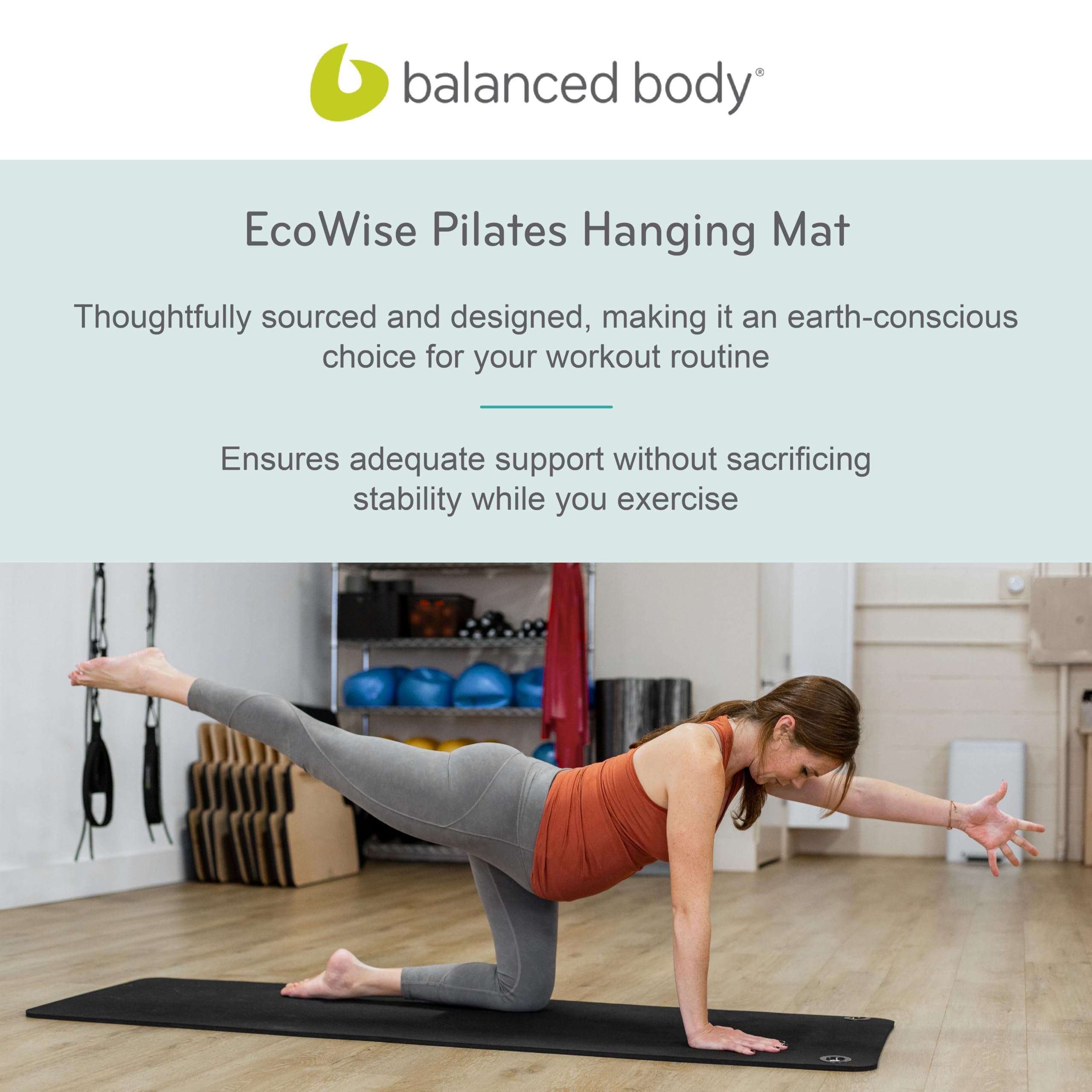 Amazon.com : Balanced Body EcoWise Pilates Mat, Yoga and Pilates