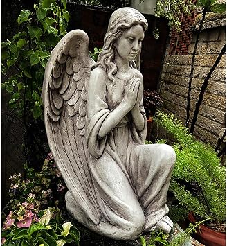 Angel Figurine, Cute Angel Statue, Angel Girl, Flower Fairy, Feng Shui Atmosphere, Type 2, Feng Shui Item, Angel Figurine, Mini Angel, Gardening Goods, Natural Resin, Angel Object, Christmas