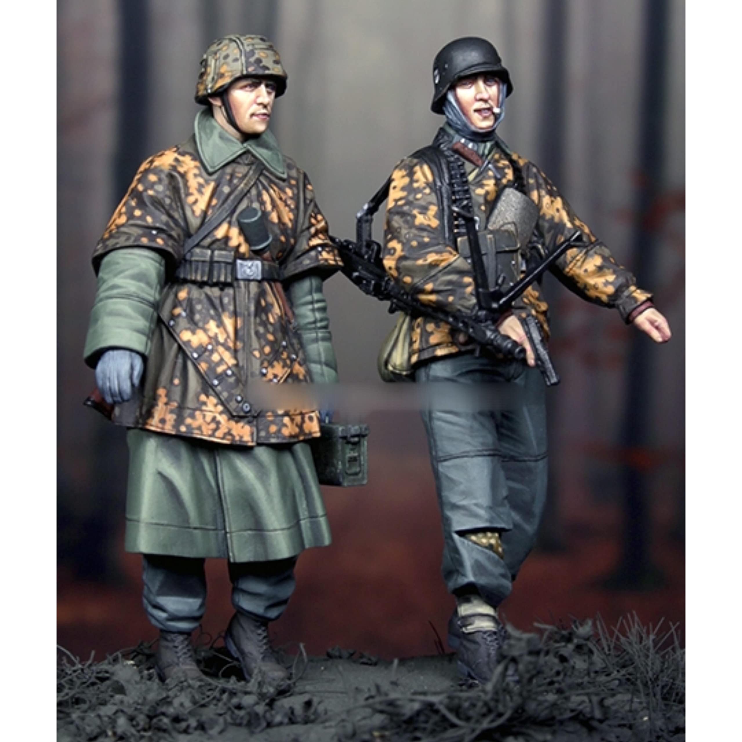 1:35 resin figure model 10 German soldiers Unassembled Unpainted