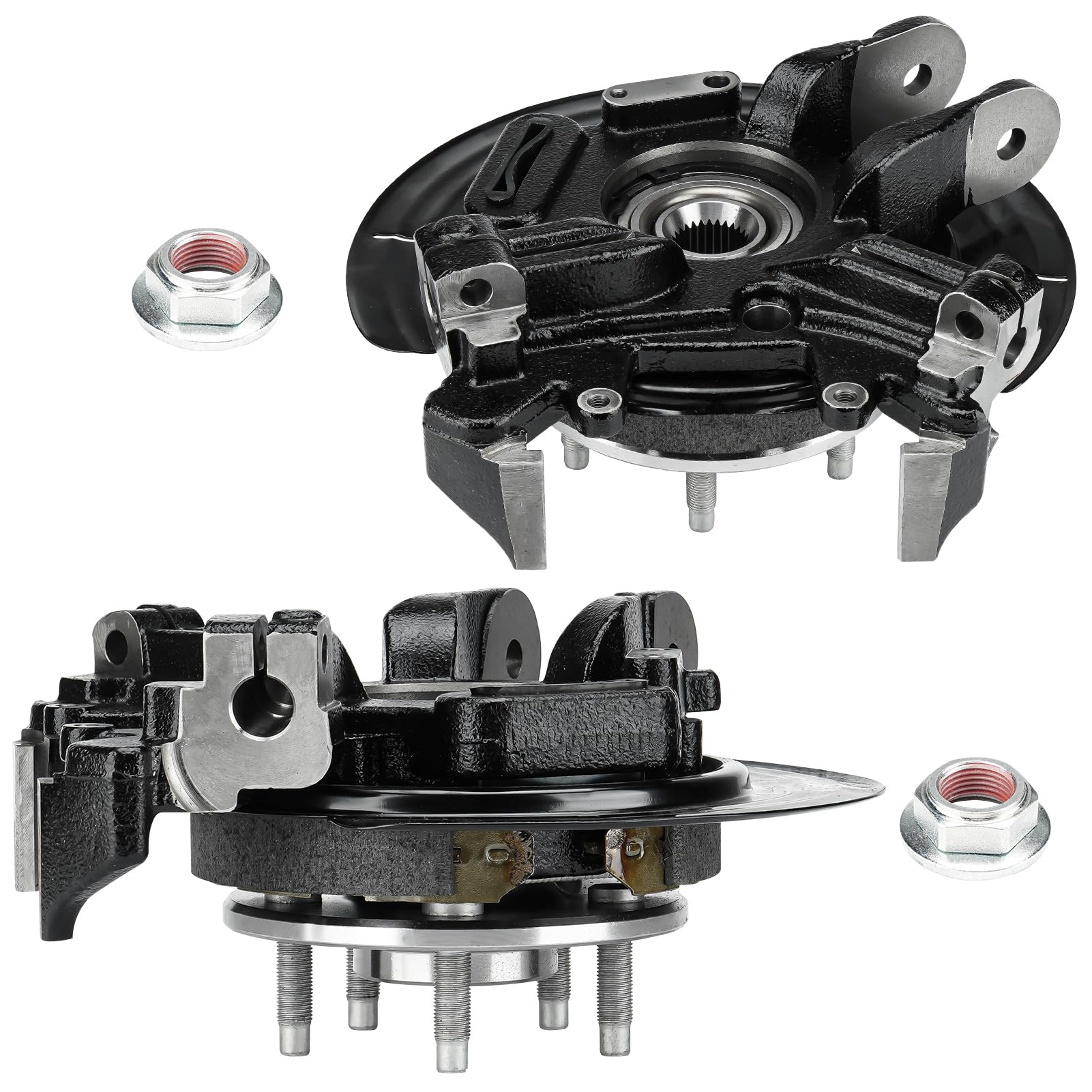 Rear Steering Knuckle Wheel Hub Bearing Assembly Fit for Ford Explorer 2002-2005, Fit for Mercury Mountaineer 2002-2005, Replace 698-013 698-012, Left