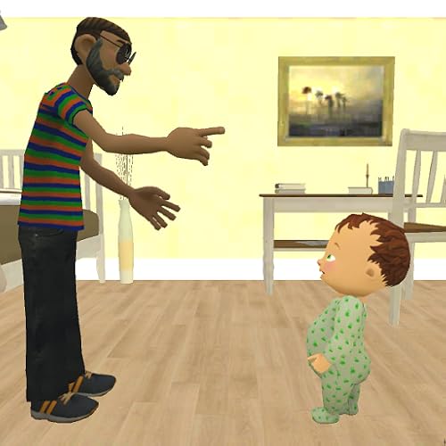 ¿Dónde está el juego divertido del bebé travieso de verdad?: Simulador de guardería virtual para papá