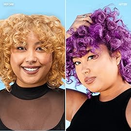 Overtone Semi Permanent Hair Color Conditioner, Vibrant Purple, 8 oz, Nourishing, Damage-Free, Color Depositing Mask for All Hair Types with Shea Butter & Coconut Oil, Vegan & Cruelty-Free