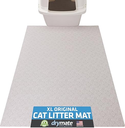 Miniatura 11 de Drymate XL - Tapete original para arena para gatos, contiene desorden de la caja, protege los suelos, a prueba de orina, lavable a máquina, suave