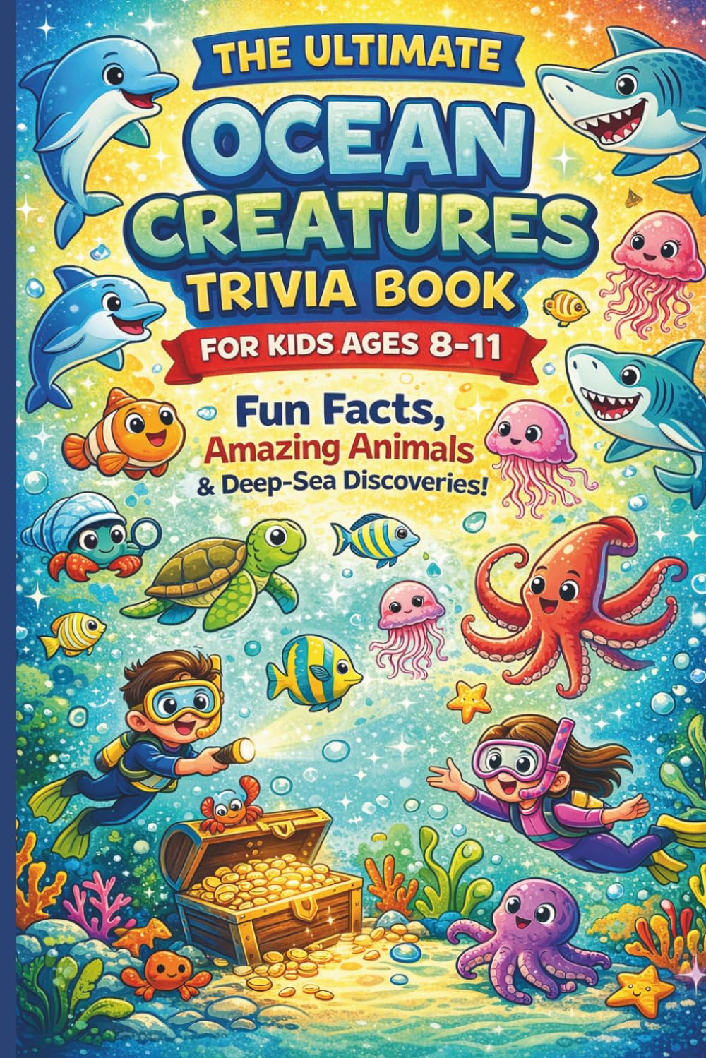 The Ultimate Ocean Creatures Trivia Book for Kids Ages 8–11: Fun Facts, Amazing Animals & Deep-Sea Discoveries!