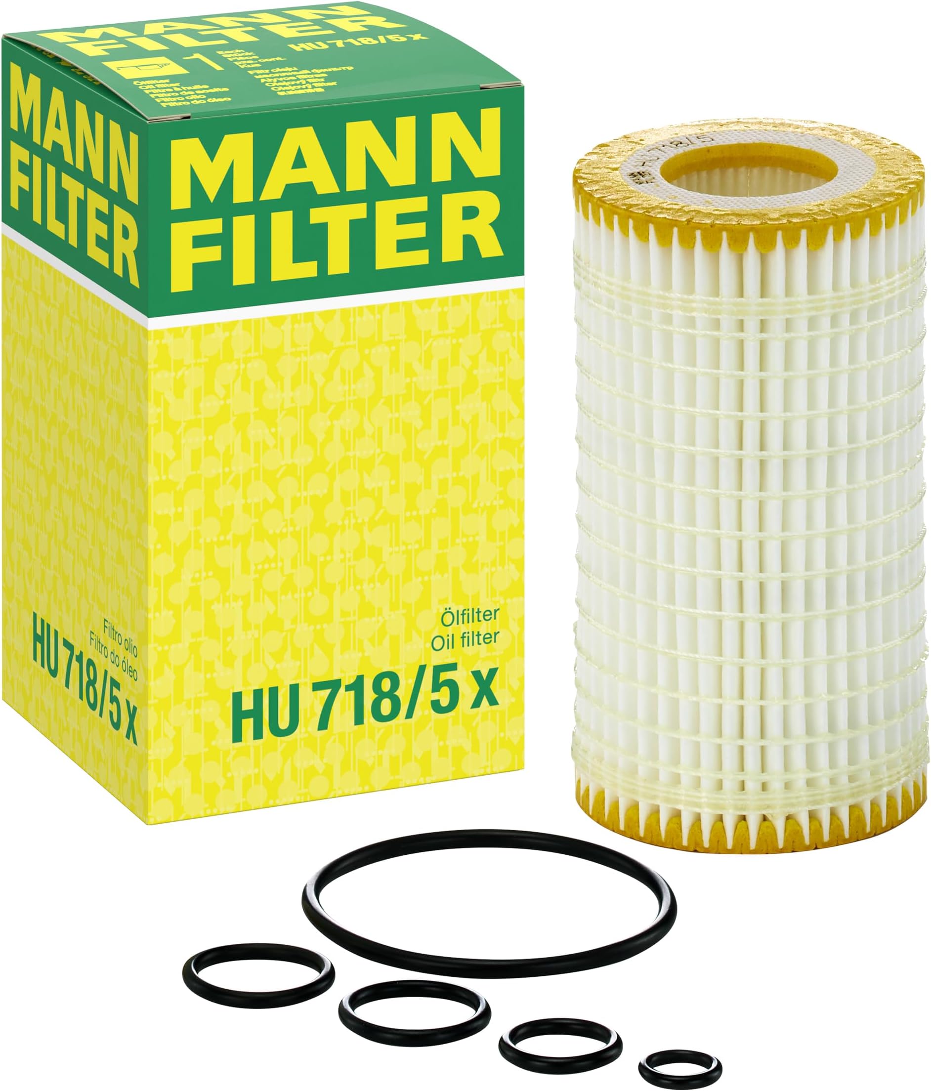 MANN-FILTER HU 718/5 x Oil Filter for Car