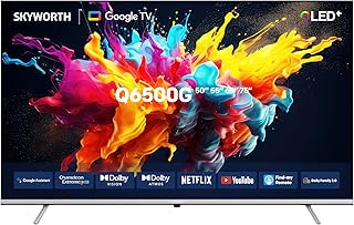 Skyworth 65 Inch 4K Smart UHD QLED TV Google TV With Dolby Vision HDR
