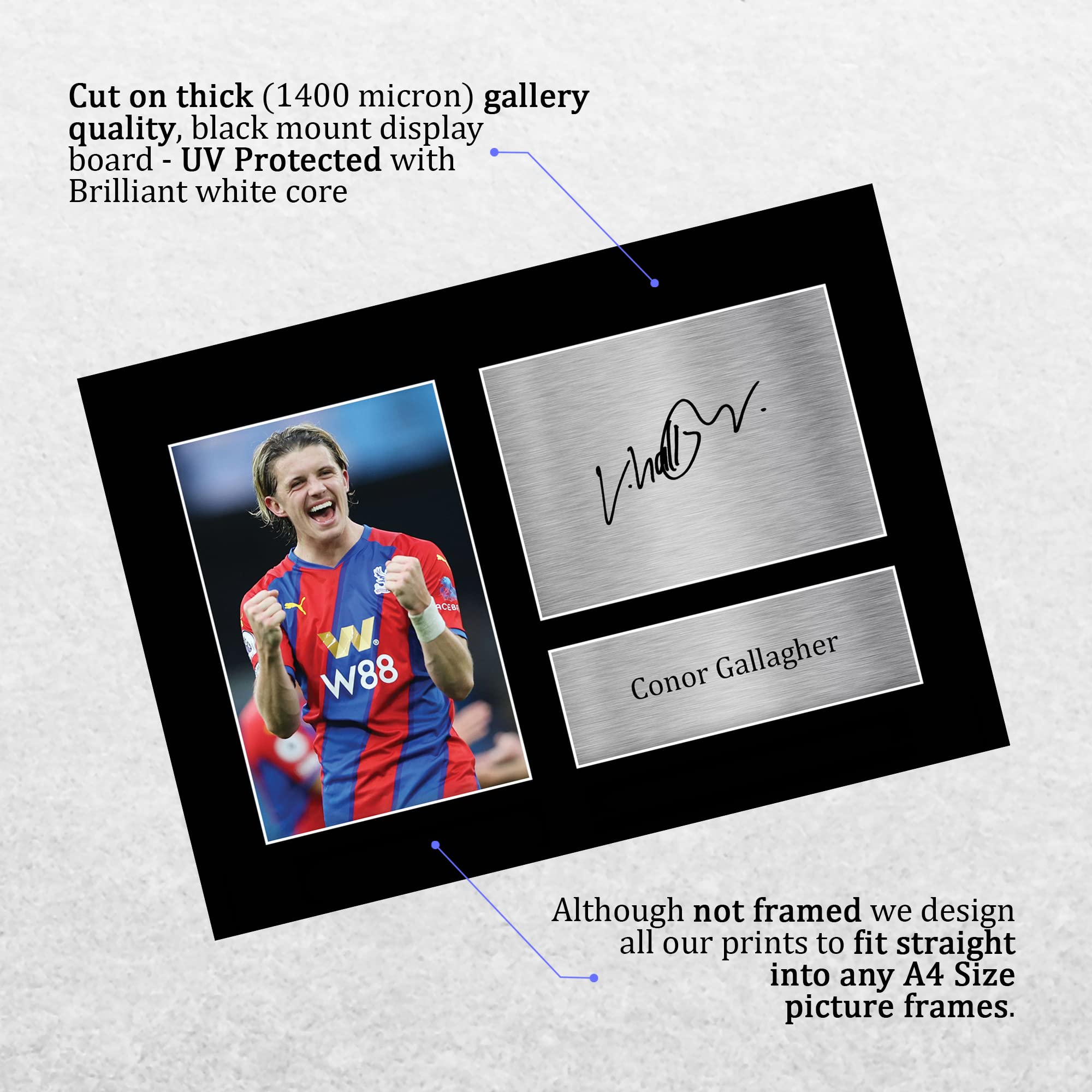 Photo Autographe Signée George Best A4 - Cadeau Fan Football - Imprimé Premium Pour Collectionneurs - 9