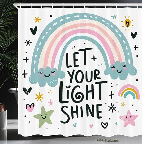 Miniatura 17 de Cortina de regadera de mundo marino, peces, estrellas de mar, formato arte moderno, decoraciones temáticas para niños para baño del hogar, Marrón