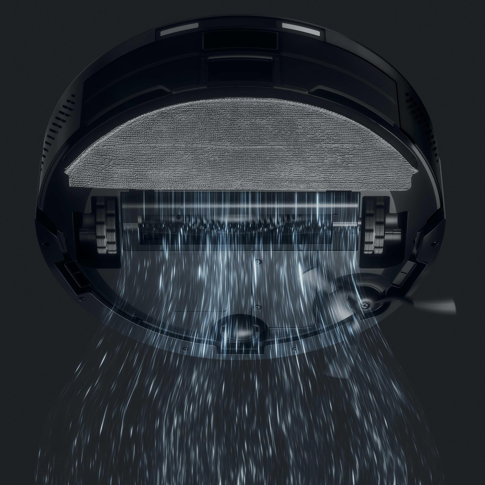 Hoover HG2 Robot Aspirapolvere e Lavapavimenti Hydro, Ultra-Sottile – Potente Aspirazione da 5000Pa, Pulizia sotto i Mobili, Navigazione Laser, Fino a 160 Minuti di Autonomia, [HG2Z30H]