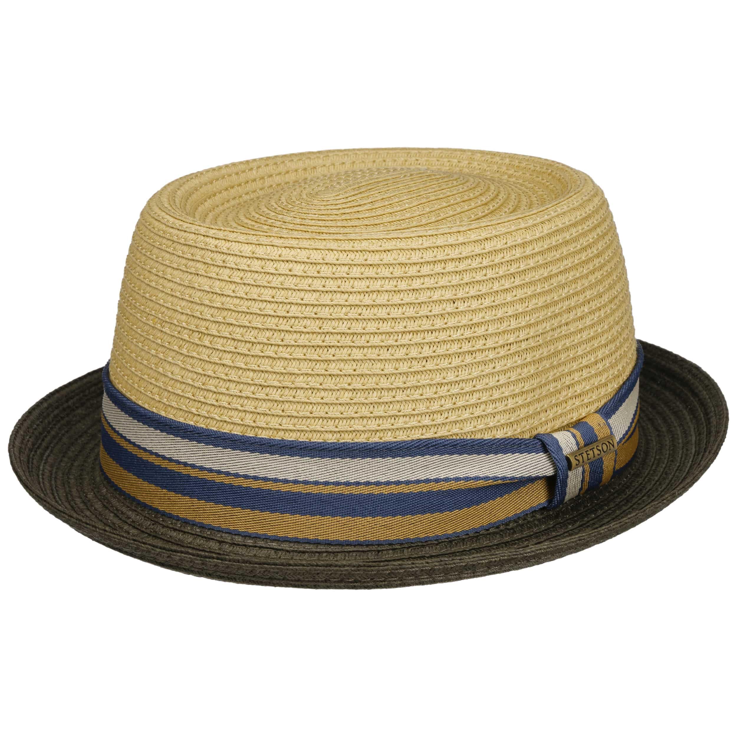 Stetson Licano Pork Pie Strohhut UV-Schutz 40 Damen Herren