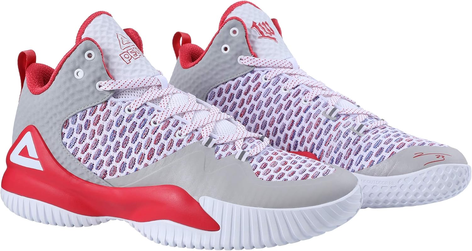 PEAK High Top Mens Basketball Shoes Lou Williams Streetball Master Breathable Outdoor Sneakers Cushioning Shoes for Fitness - Image 4