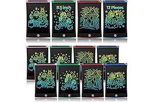 Tinlade 12-Pack LCD Writing Tablets: Vibrant Doodle Boards for Kids' Imagination