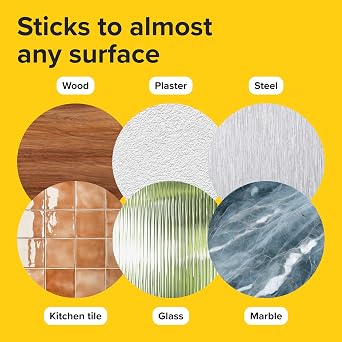 Ultra-Strong Picture Hanging Strips (20 pairs) with Adhesive Backing - Perfect for Rental Friendly Upgrades - Wall Hanging Strips Without Nails - Heavy Duty Wall Hanging Adhesive Strips for Home Decor