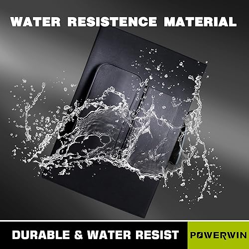 Miniatura 6 de POWERWIN Panel solar plegable de 110 W para estación de energía y dispositivos USB panel solar portátil de tejas con salida de carga rápida PD18 W y