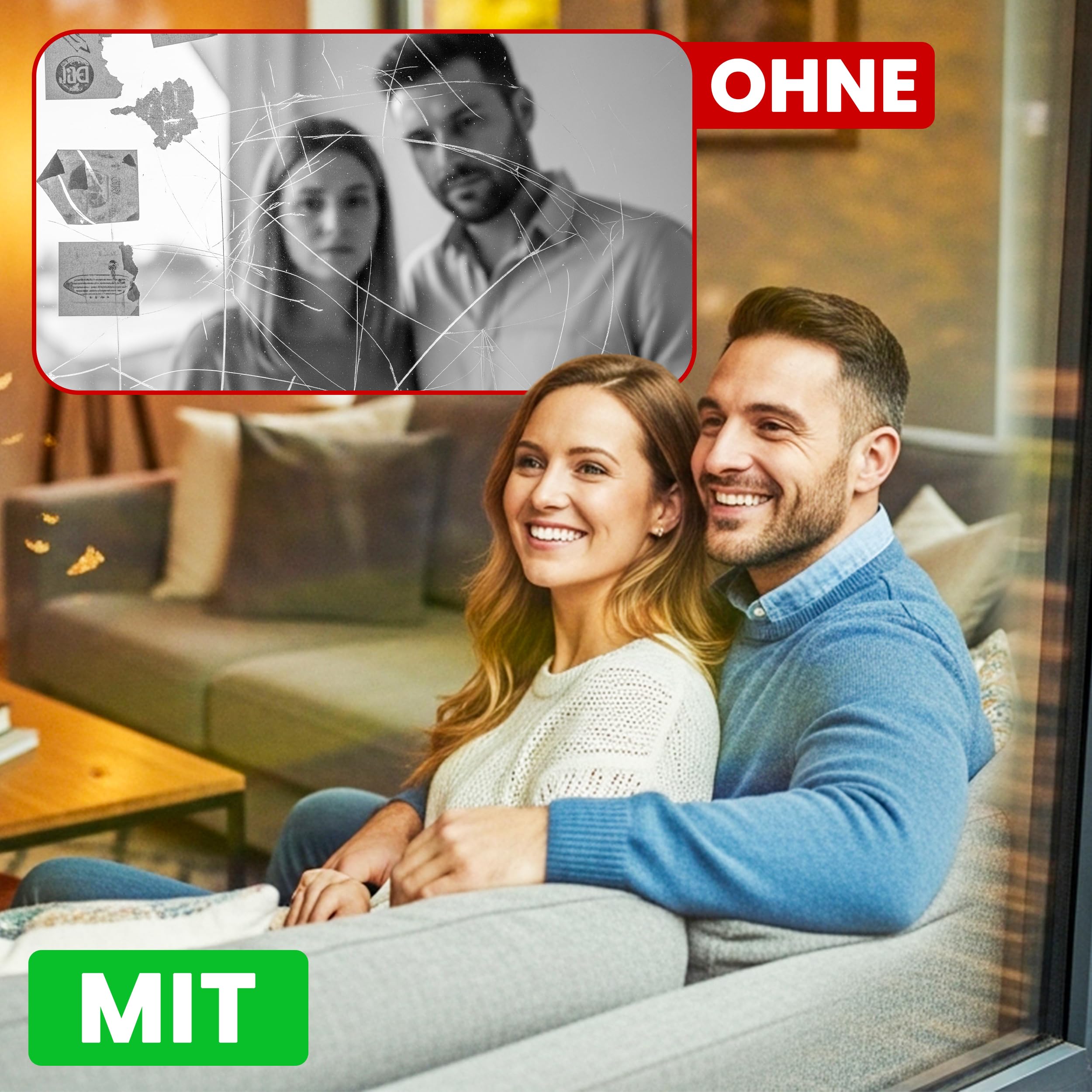 FACELIFT® Premium Schaber Set – Kunststoffschaber mit 100 Klingen – kratzfrei Aufkleber- & Klebereste-Entferner – robust, handlich & vielseitig