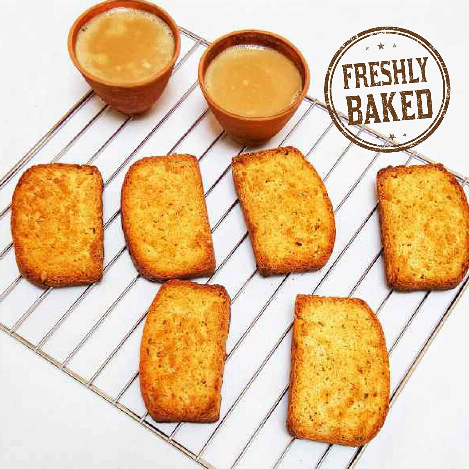 The Bread Company Suji Rusk Combo Pack Crispy Bread Baked Toast