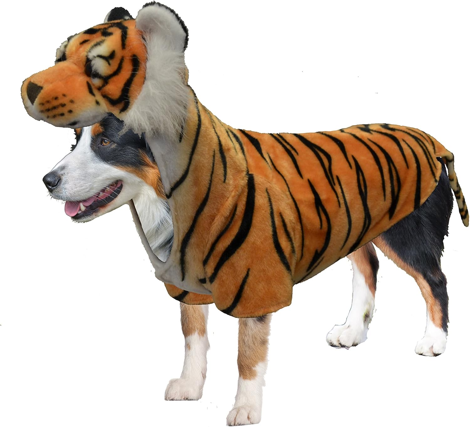 Doggy Wannabe Comfy Creature Coats Costume Tiger Large