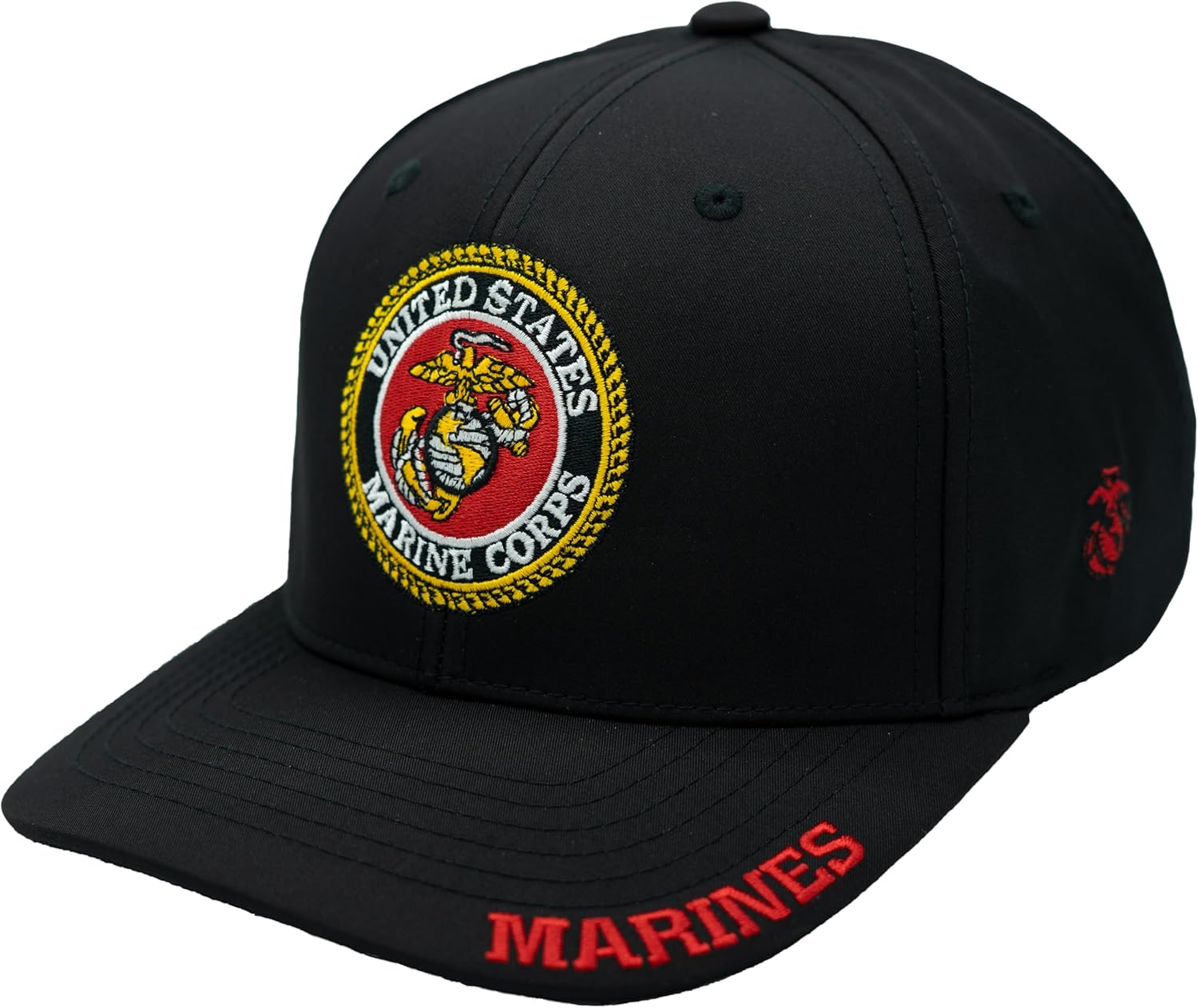 Marine Corps Logo Hat for Men USMC Hat, Official Licensed US Marines Seal Embroidered Veteran Cap