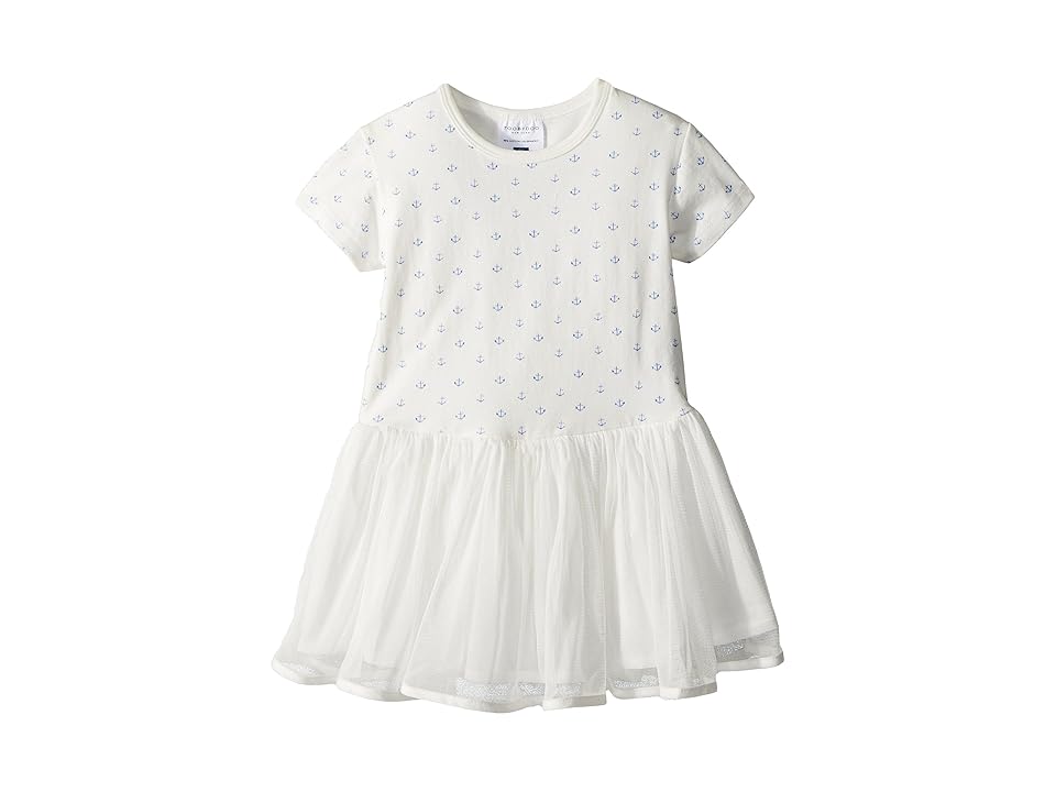 

Toobydoo Sweet Anchor Tulle Dress (Toddler/Little Kids/Big Kids) (White) Girl's Dress
