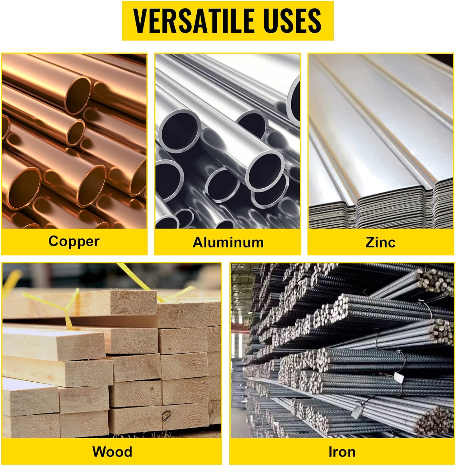 VEVOR Mini Miter Cut-off Chop Saw, 110V Two 2-5/16" Blade of Steel and Resin with 1/2inch Cutting Depth, 0-45° Benchtop Miter Saw for Copper, Aluminum, Wood, Zinc in Hobby Craft