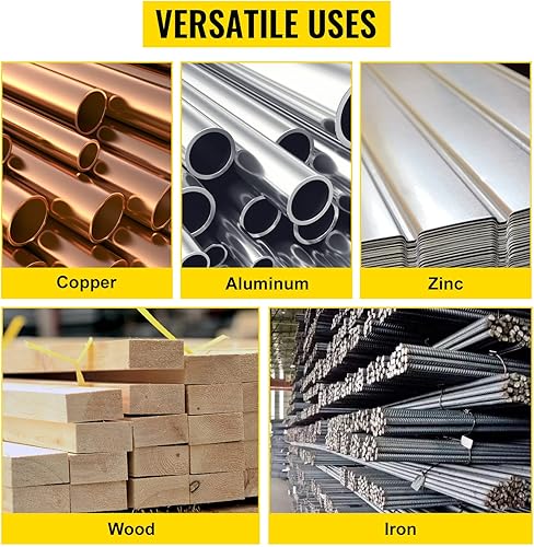 Miniatura 8 de VEVOR Mini sierra de corte inglete, dos hojas de acero y resina de 2-516 pulgadas con profundidad de corte de 12 pulgada, sierra ingletadora de mesa