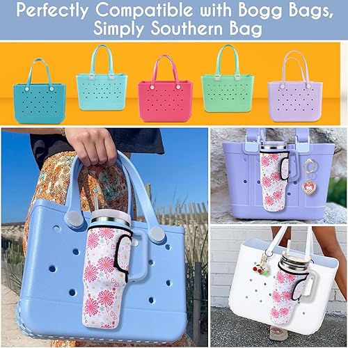 Miniatura 6 de BABORUI Portavasos para Stanley de 40 onzas compatible con bolsa Bogg, accesorios para bolsa Bogg Original XL, soporte para bebidas compatible con